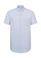 Overhemden korte mouw Seidensticker Splendesto light blue